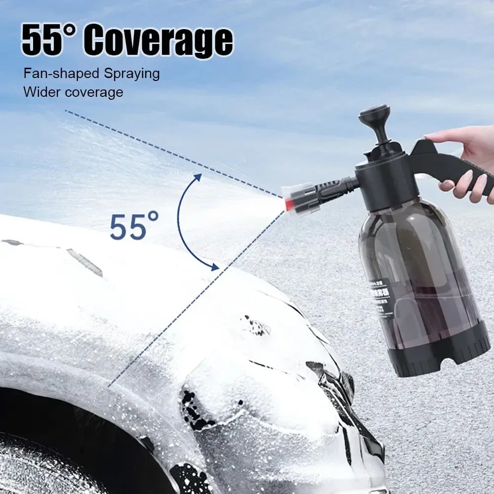 Car Washing Spray Pot Foam Spray Pot 2L Spray Type with Pressure Relief Valve for Household Car Spray Hand Pressure Spray Pot